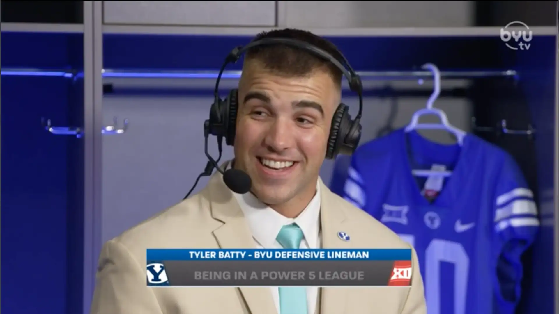Tyler Batty at Big 12 Media Days
