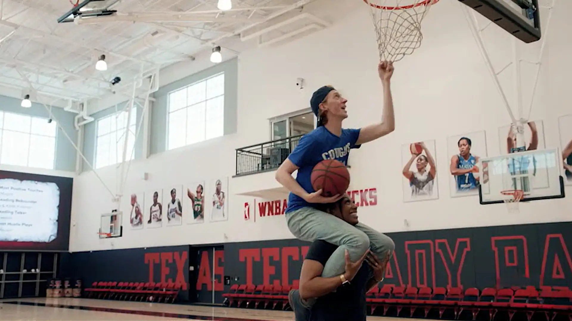 Garets Basketball Goals with TTU Women's Basketball