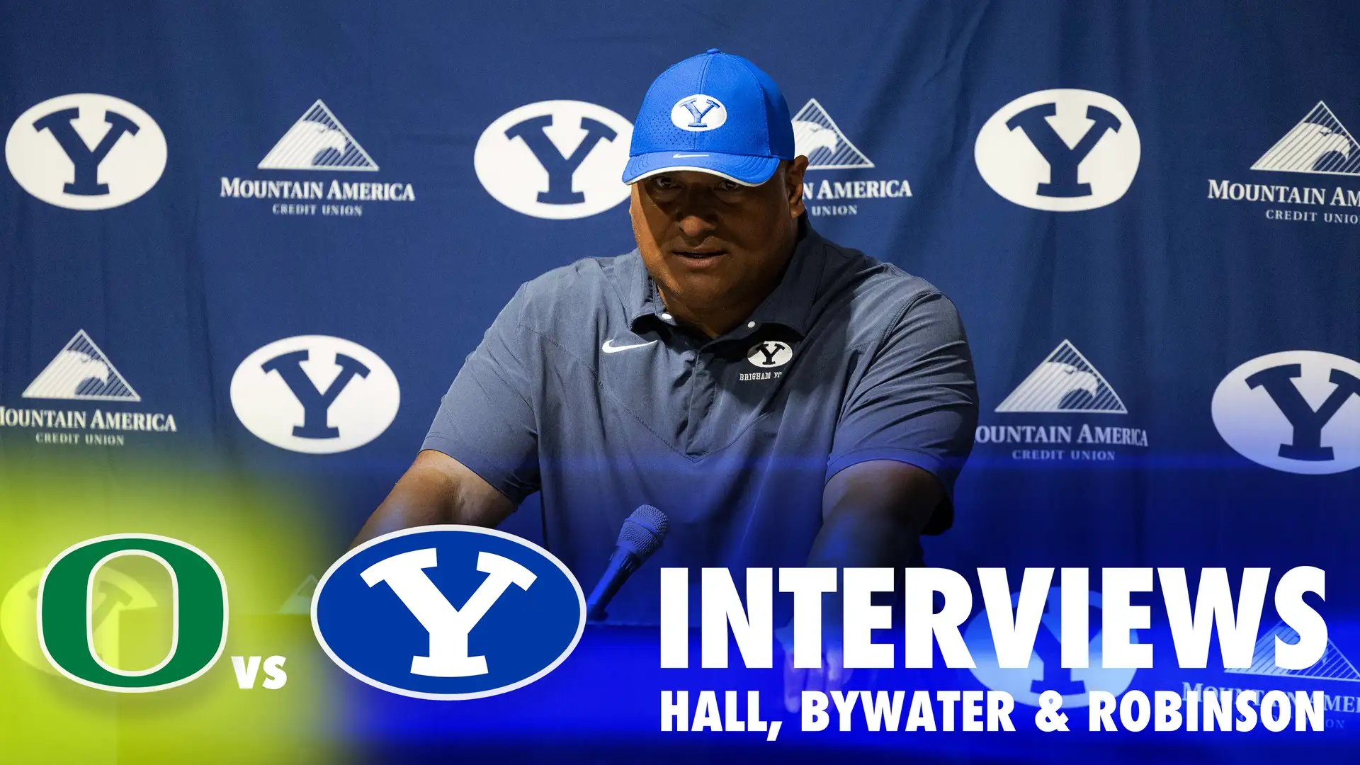 BYU vs Oregon: Jaren Hall, Ben Bywater, & Jakob Robinson Postgame