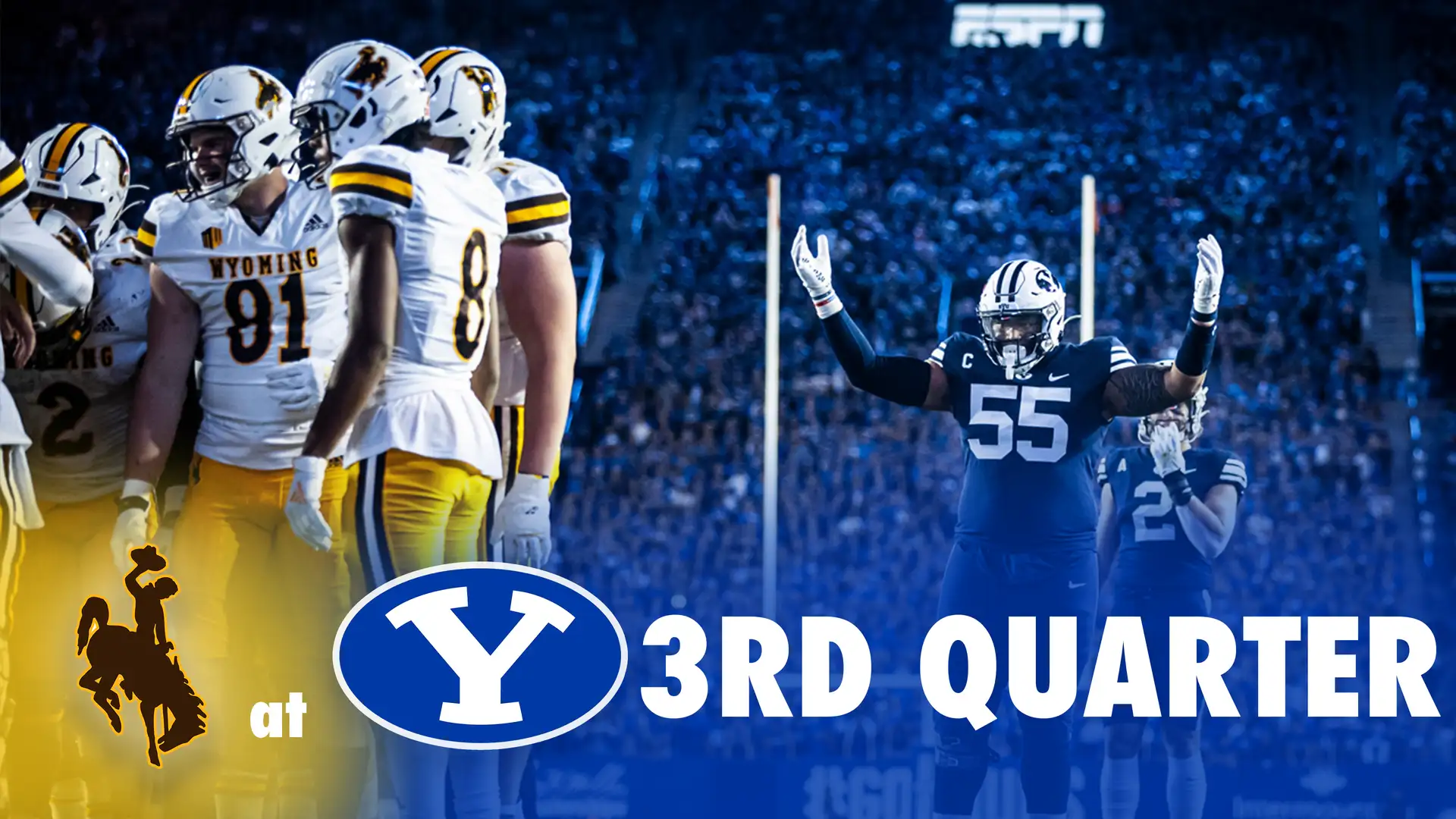 BYU vs Wyoming: 3rd Quarter