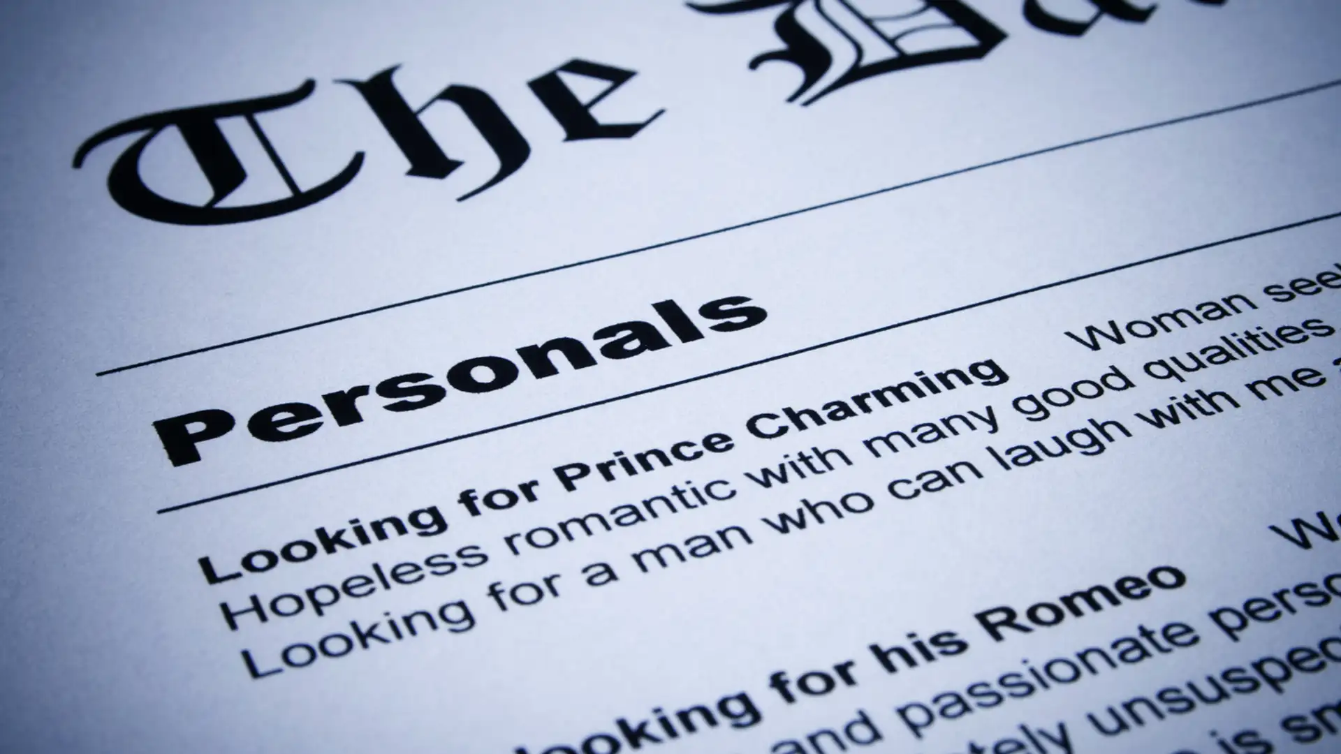 Advertising for Love: From Personal Ads to Swiping Right