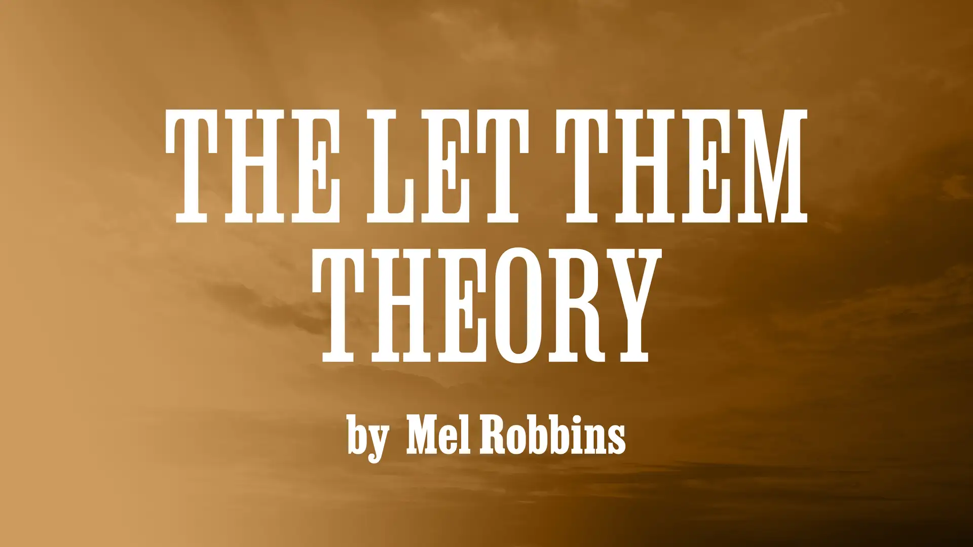 "The Let Them Theory" by Mel Robbins