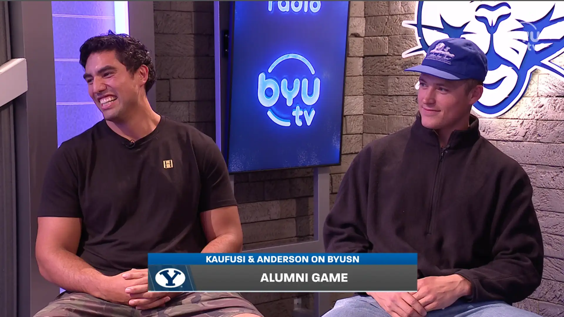 Bronson Kaufusi and Zayne Anderson