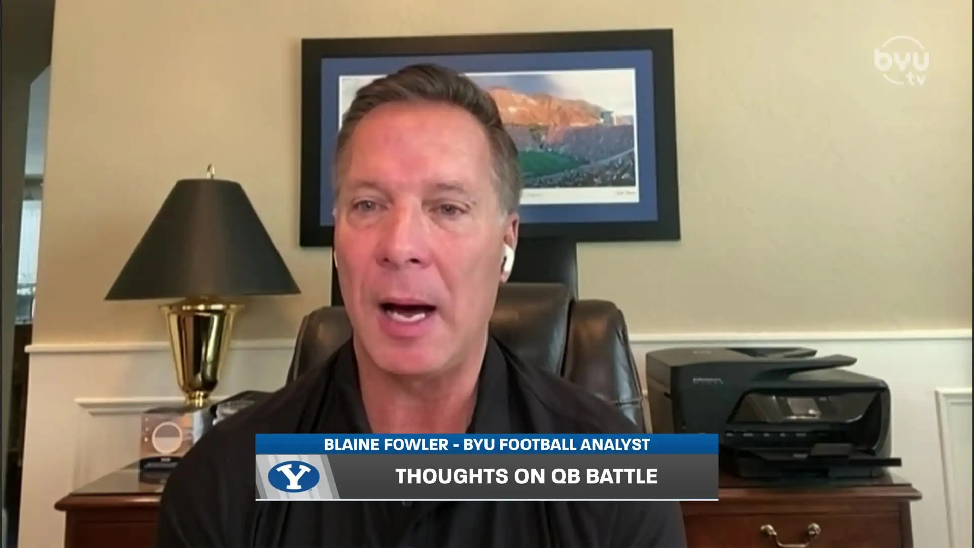 Blaine Fowler on QB battle