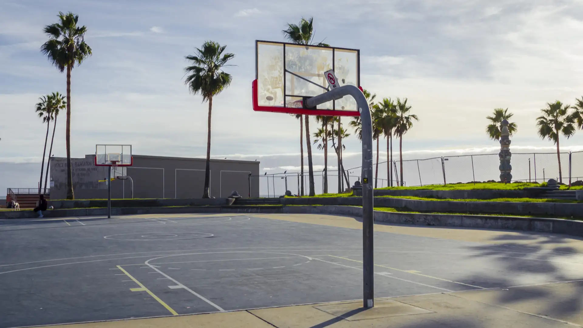 Back to Back Basketball by the Beach