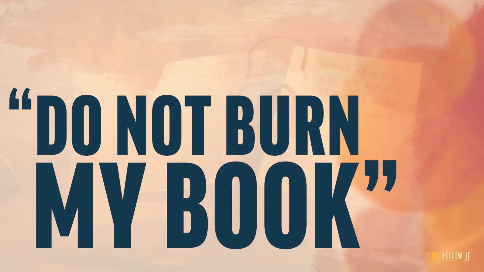 January 1-7 | Introductory Pages of the Book of Mormon | "Do Not Burn My Book"