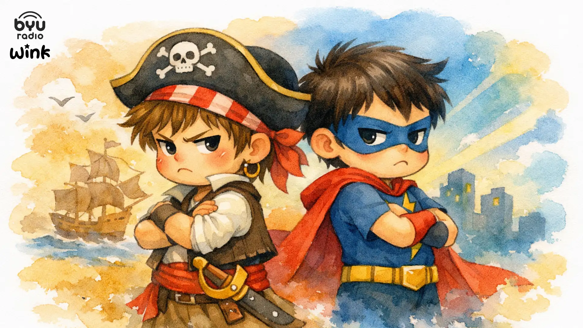 Superheroes vs Pirates - A Mindful Bedtime Story for Kids
