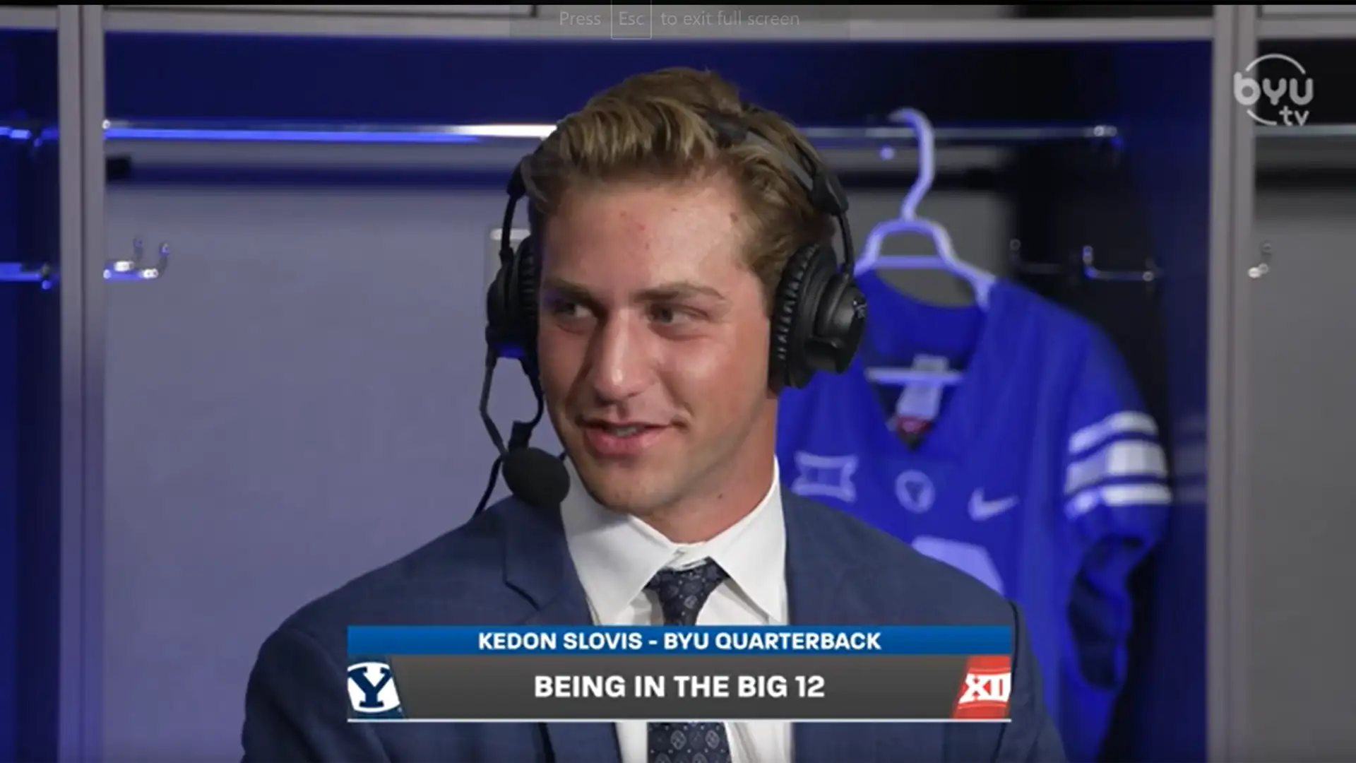 Kedon Slovis Talks Big 12 Excitement