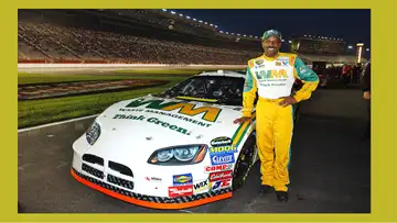 Black Racecar Driver