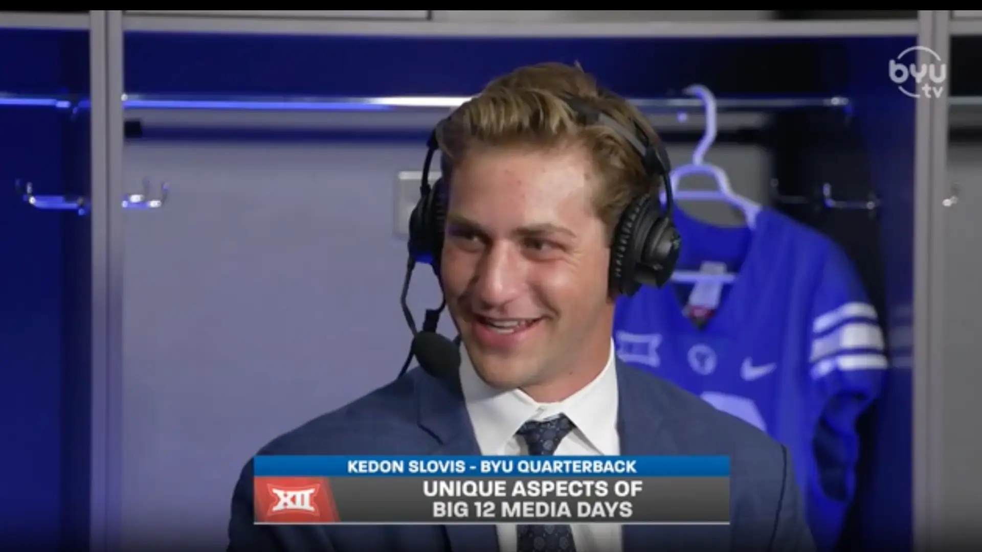 Kedon Slovis at Big 12 Media Days