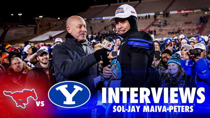 BYU vs SMU - New Mexico Bowl: Sol-Jay Maiava-Peters Postgame
