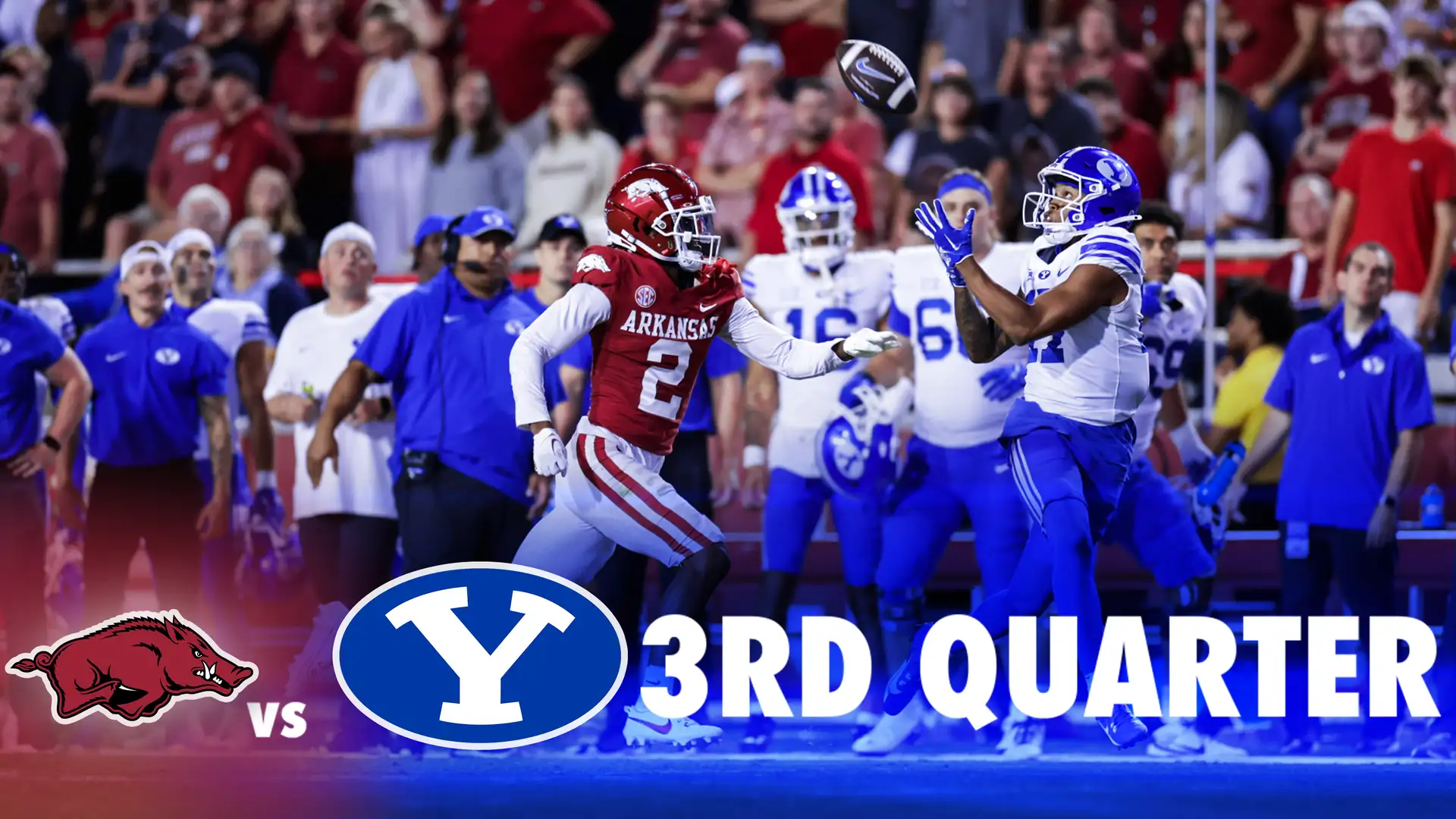BYU vs Arkansas: 3rd Quarter