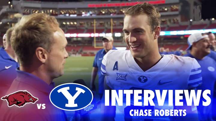 BYU vs Arkansas: Chase Roberts Postgame Interview