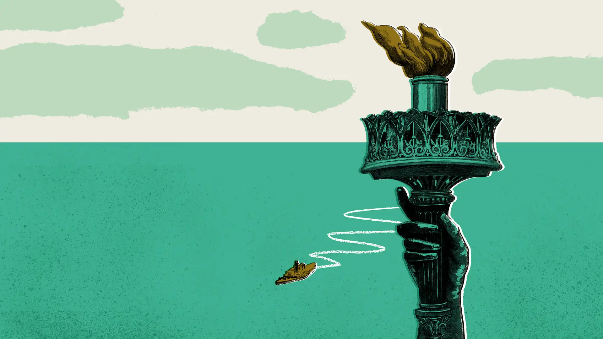 Independence Day Tribute to the Statue of Liberty by Andy Offutt Irwin