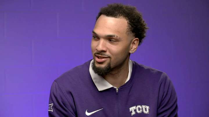 JaKobe Coles at the 2023 Big 12 Media Days