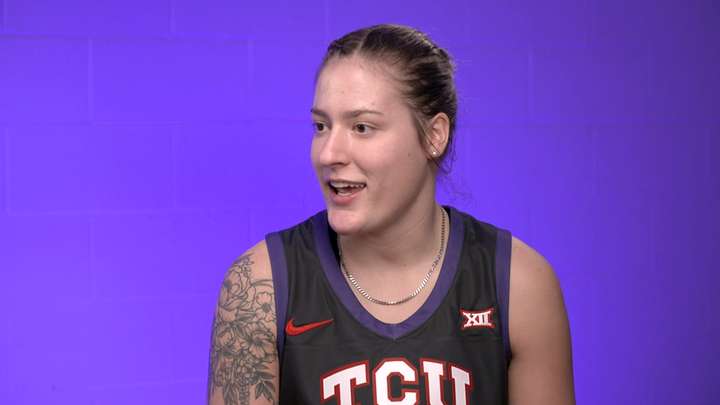 Sedona Prince at the Big 12 Media Days
