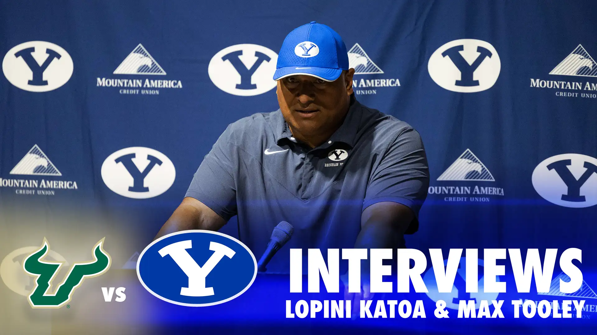 BYU vs South Florida: Lopini Katoa & Max Tooley Postgame