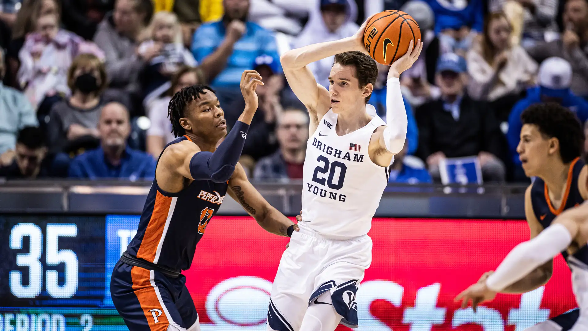 BYU MBB Guard Spencer Johnson, Media Availability March 1