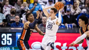 BYU MBB Guard Spencer Johnson, Media Availability March 1
