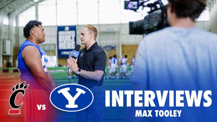 BYU vs Cincinnati: Max Tooley Postgame Interview