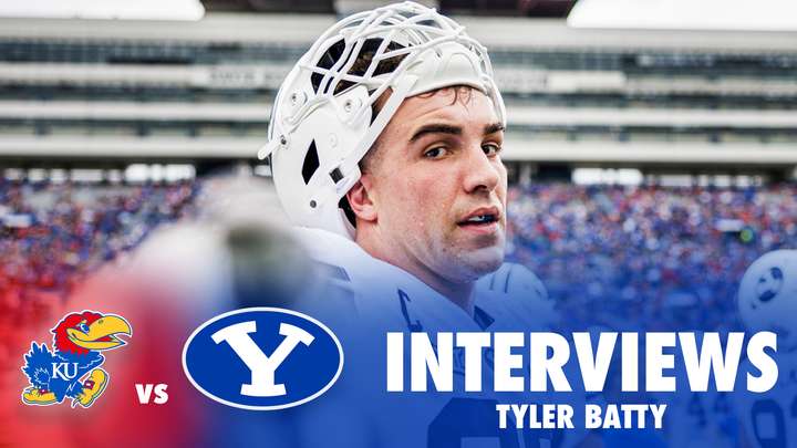 BYU vs Kansas: Tyler Batty Postgame Interview