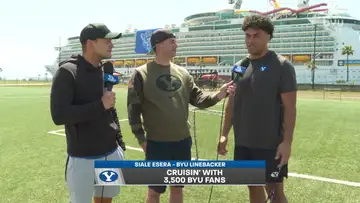 Siale Esera discusses his Spring Football Season and Cougar Cruise Experience