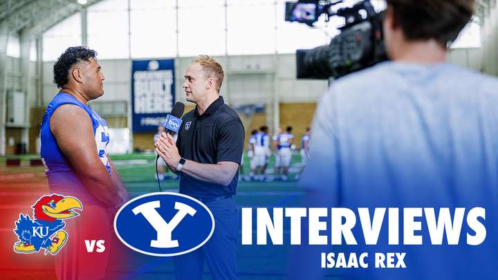 BYU vs Kansas: Isaac Rex Postgame Interview