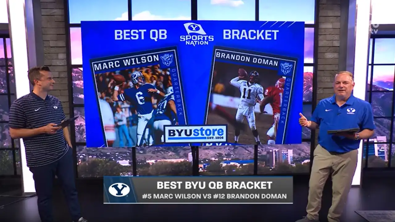 Davin Thompson BYU Best Quarterback Bracket - BYUradio