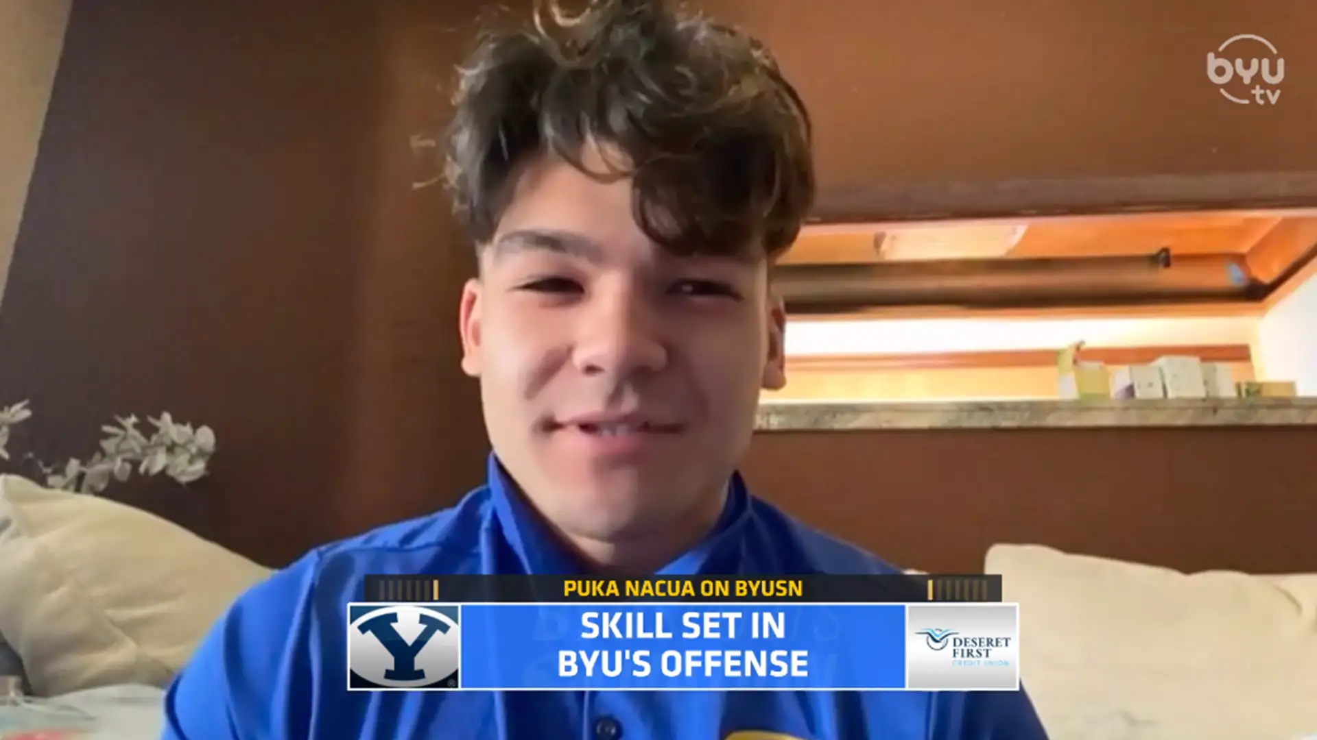 Puka Nacua on BYUSN 4.7.21
