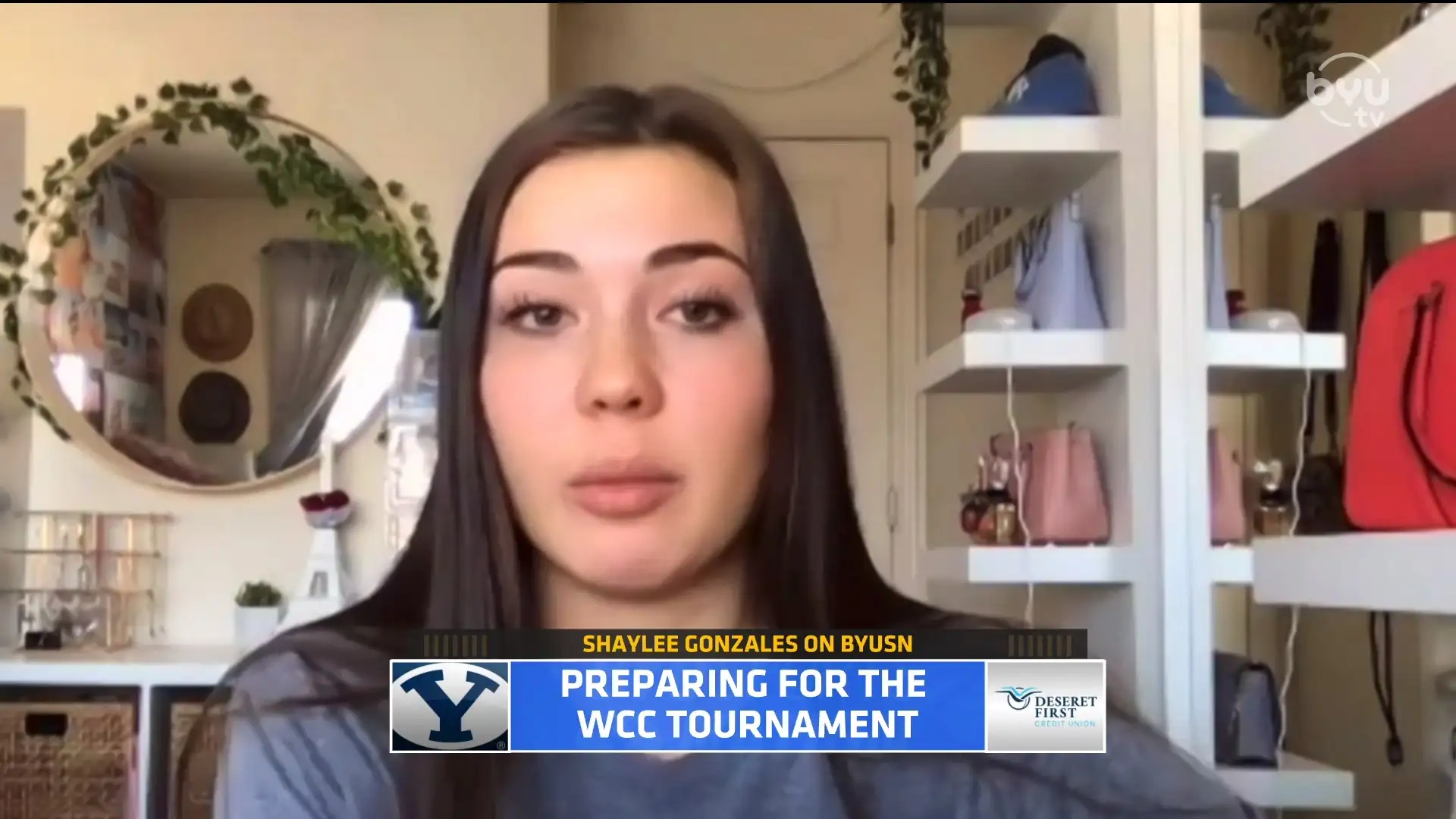 Shaylee Gonzales on BYUSN 03.05.21