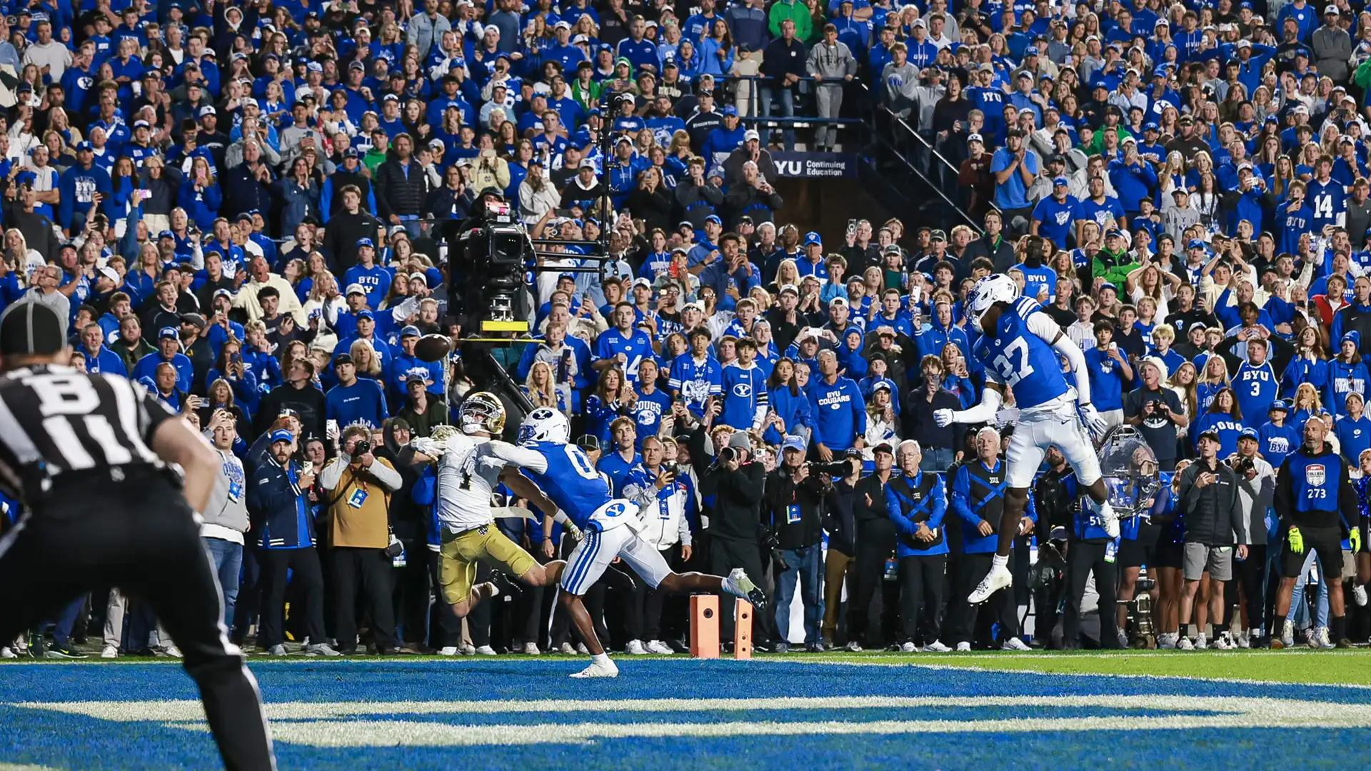 BYU BEATS NOTRE DAME
