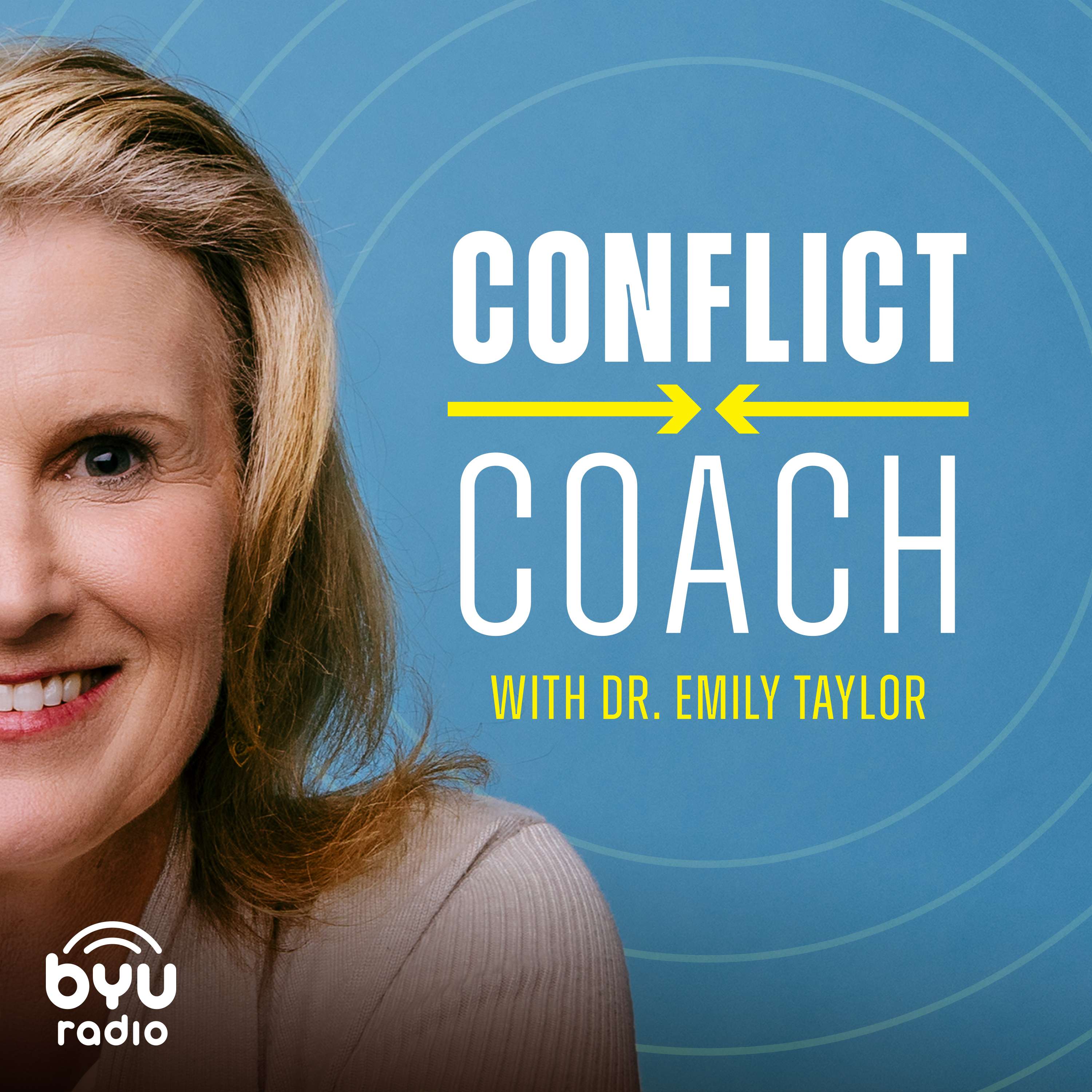 Logo of the podcast Conflict Coach with Dr. Emily Taylor