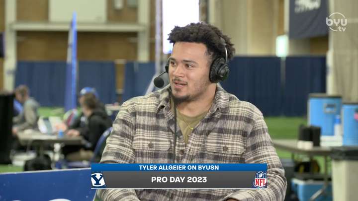 Tyler Allgeier Checks in with BYUSN