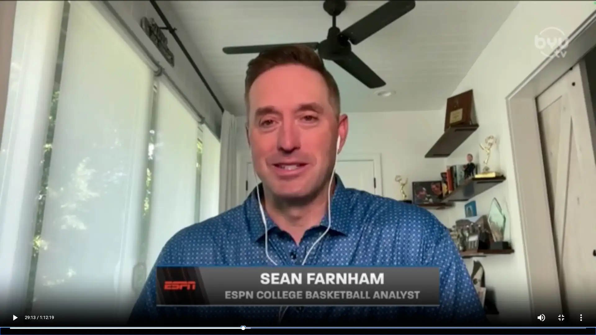 Sean Farnham on BYU & the NBA