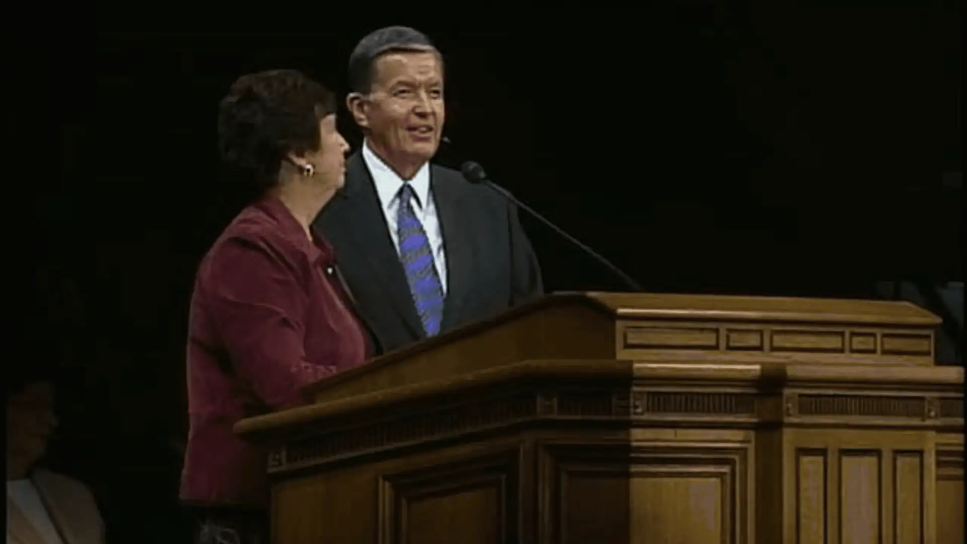 Pres. Cecil Samuelson and Sharon Samuel (9-11-07)