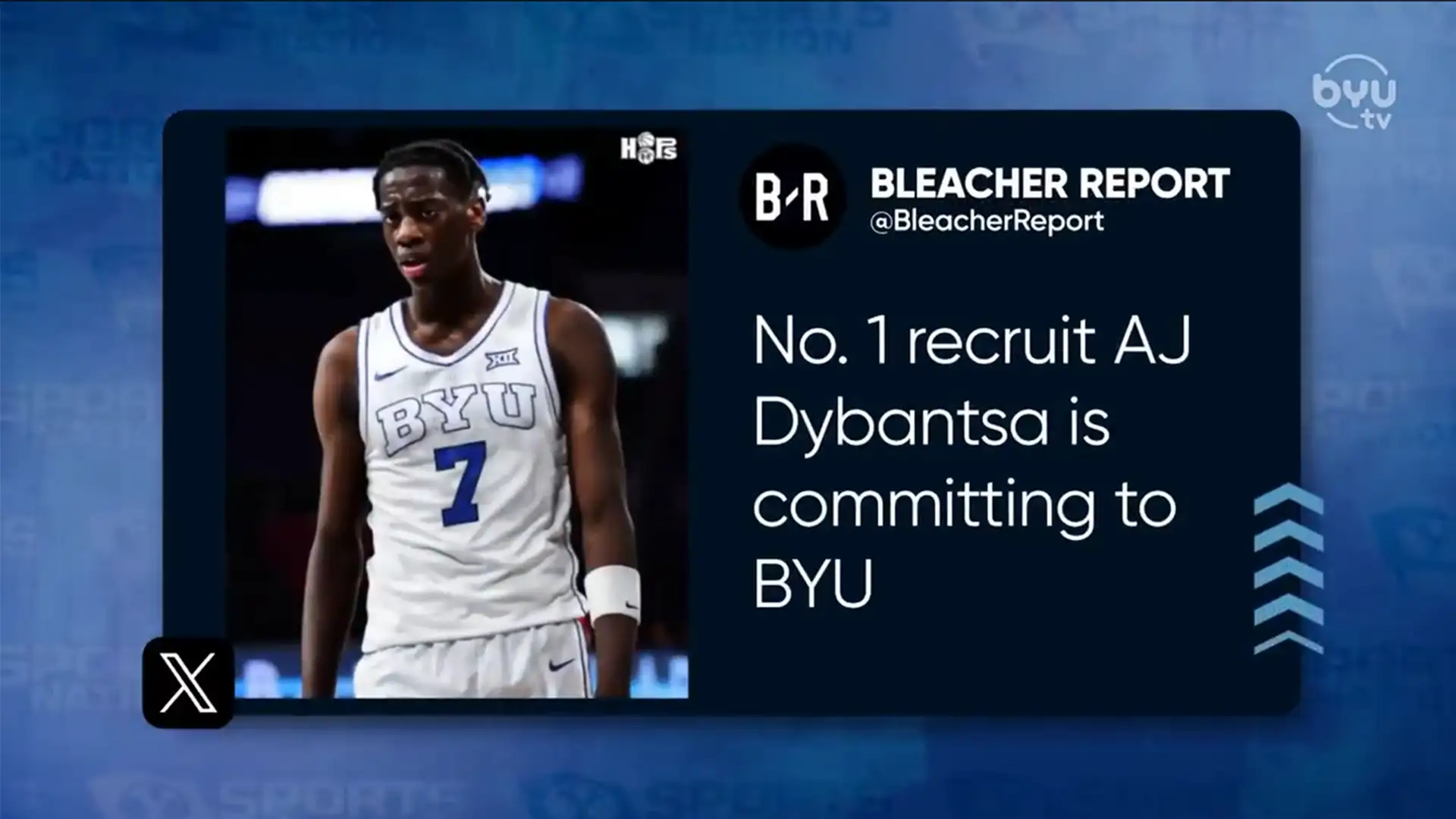 No. 1 RECRUIT AJ DYBANTSA PICKS BYU!