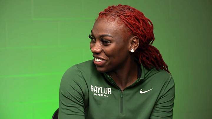 Aijha Blackwell at the 2023 Big 12 Media Days