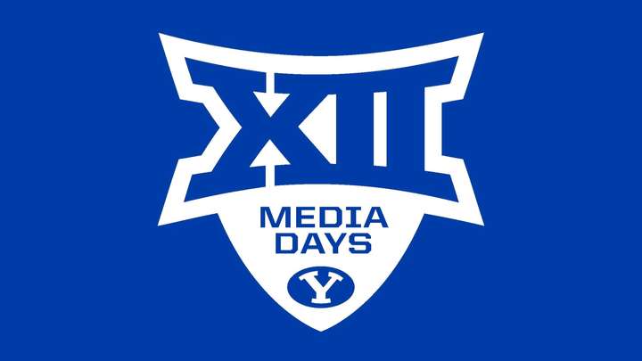 Big 12 Football Media Days - BYU Head Coach Kalani Sitake with Greg Wrubell