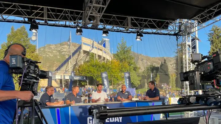 Behind The Scenes of a BYU Football Broadcast