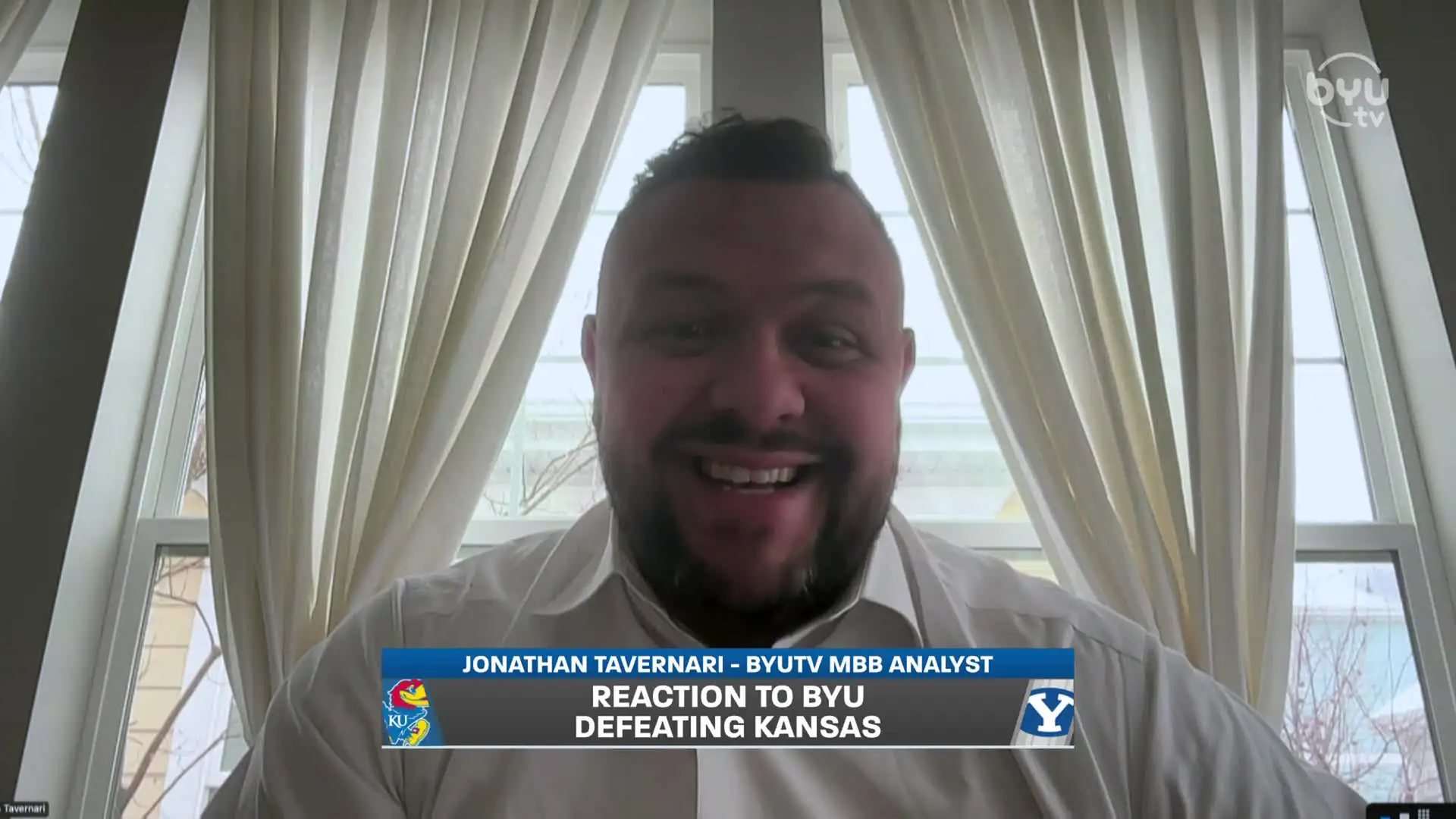 Jonathan Tavernari Shares Reaction from BYU's Blowout Win over Kansas and Post Season Expectations