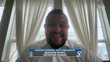 Jonathan Tavernari Shares Reaction from BYU's Blowout Win over Kansas and Post Season Expectations