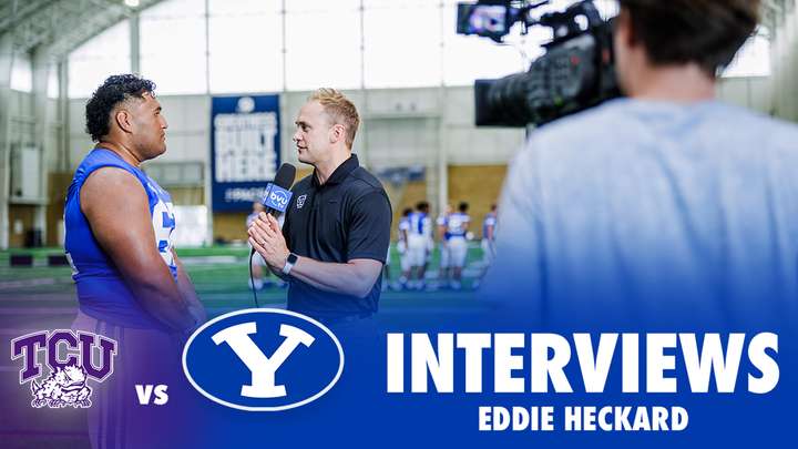 BYU vs TCU: Eddie Heckard Postgame Interview