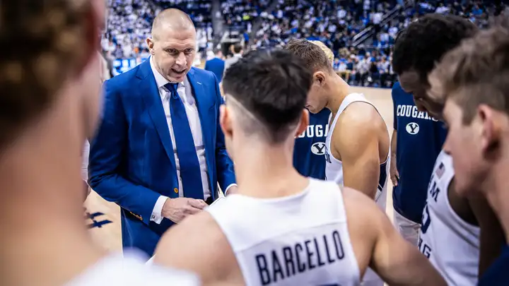 BYU MBB HC Mark Pope, Media Availability February 22