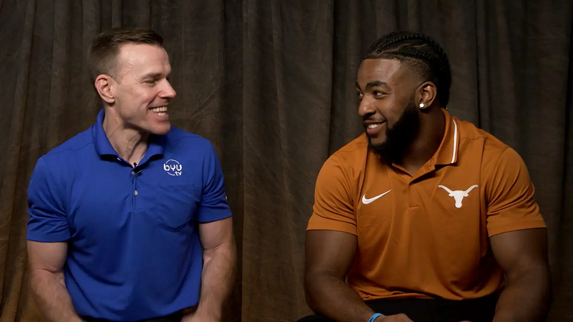 Jaylan Ford at the 2023 Big 12 Media Days