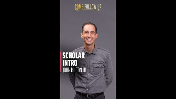 November 4-10 | Mormon 7-9 | Scholar Intro: John Hilton III