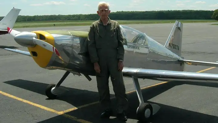 82-Year-Old Flew Homebuilt Airplane Cross-Country