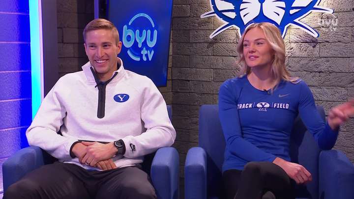 Josh and Mayci Taylor discuss what it's like to be married BYU athletes