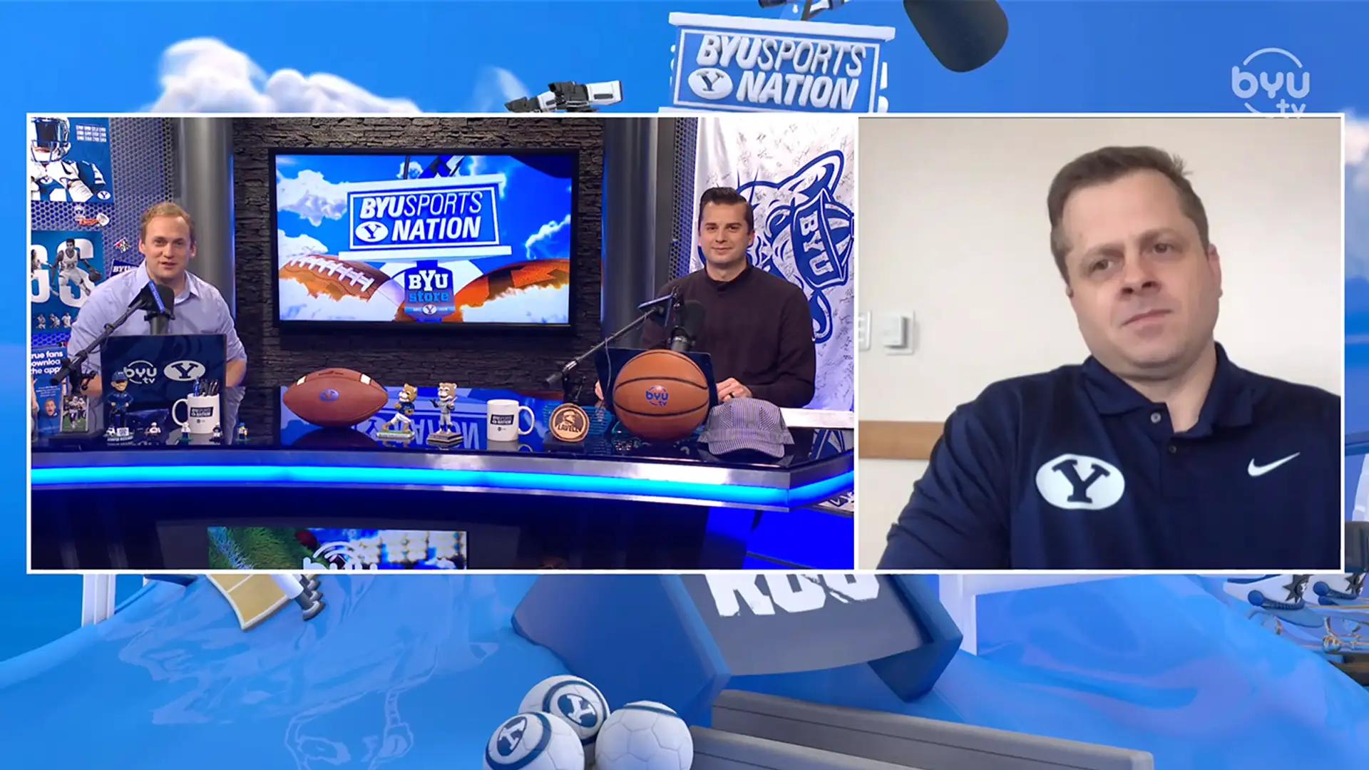 Guard Young on BYUSN