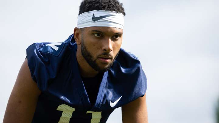 DB Gabe Jeudy-Lally, Media Availability on Oct. 4