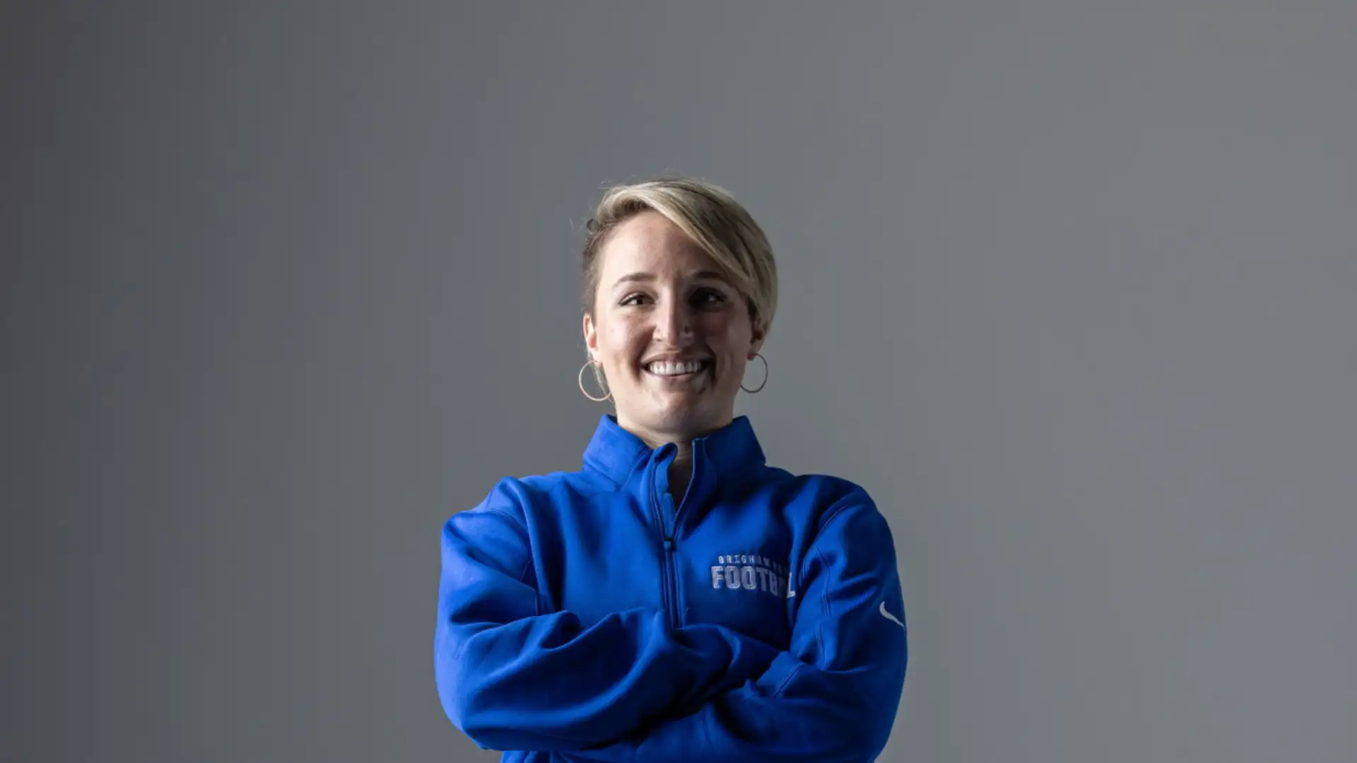 BYU Director of Basketball Academics Jessica Mullen